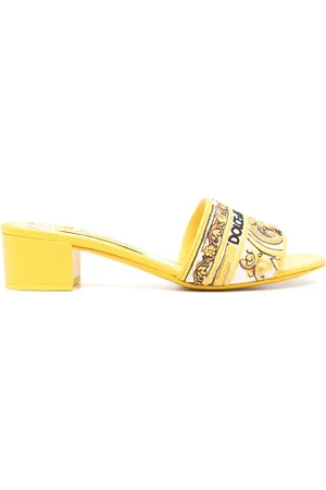 Dolce & Gabbana 40 mm sandaler med Majolica-broderi