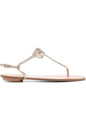 Aquazzura Capri Nights sandaler i læder