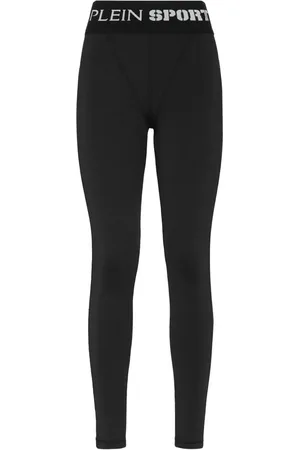 Philipp Plein Leggings med logobånd i taljen