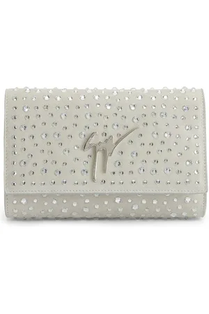 Giuseppe Zanotti Cleopatra clutch med krystaludsmykning