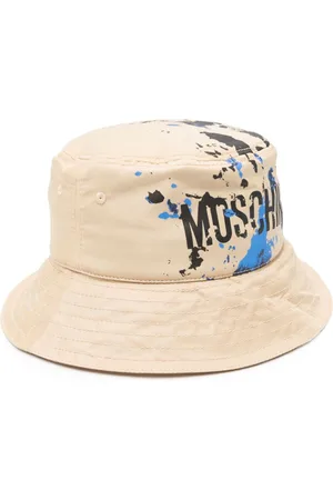 Moschino Bøllehat med logotryk