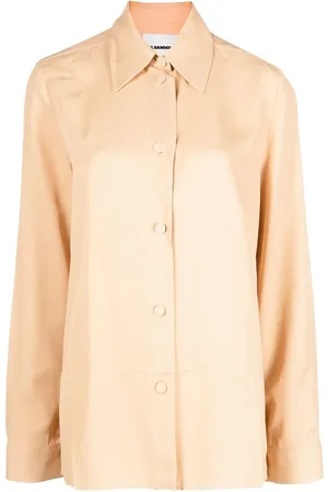 Jil Sander Klassisk bluse med krave