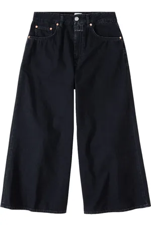 Closed Cropped Lyna jeans med mellemhøj talje