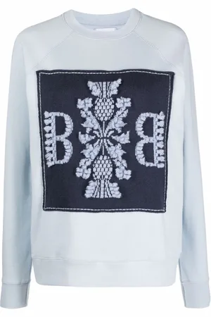 Barrie Sweatshirt med paneler og broderet logo