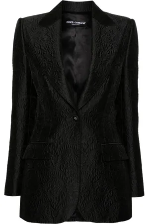 Dolce & Gabbana Enkeltradet blazer i jacquard