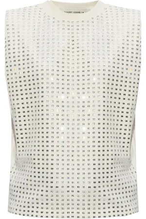 Golden Goose Krystaludsmykket tanktop