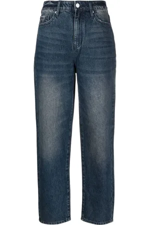 Armani Exchange Jeans med lige pasform og slitageeffekt