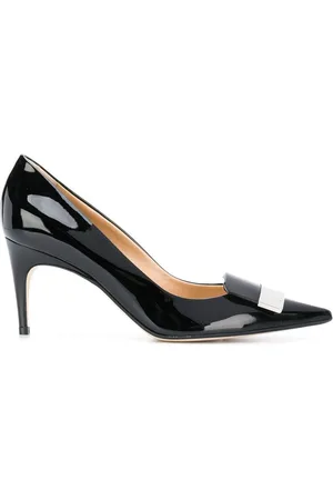 Sergio Rossi Pointed bow pumps