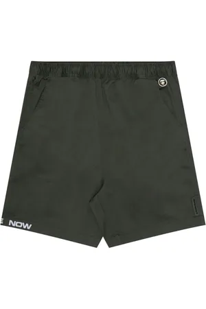 A Bathing Ape Shorts med elastiklinning og broderet logo
