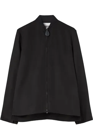 Jil Sander Skjorte i twill med lynlås