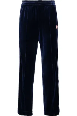Casablanca Joggingbukser i velour med hjertemonogram