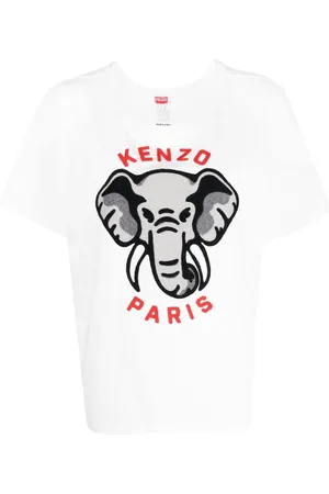 Kenzo Kortærmet T-shirt med logotryk