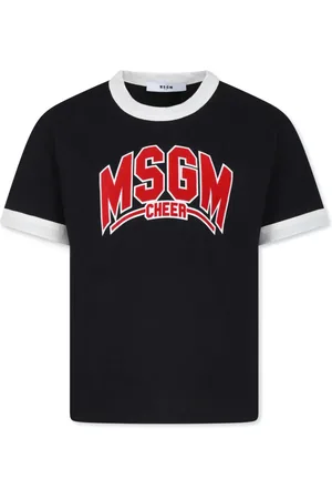 Msgm T-shirt med logo-applikation