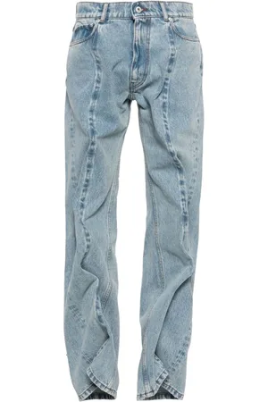 Y / PROJECT Evergreen Wire jeans med lige ben og mellemhøj talje