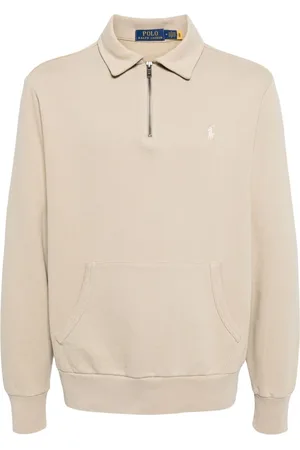 Ralph Lauren Sweatshirt med kort lynlås