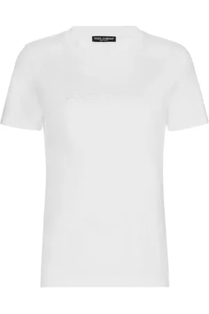 Dolce & Gabbana T-shirt med præget logo