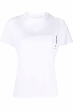 Fabiana Filippi T-shirt med perledetalje og lomme