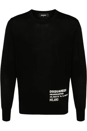 Dsquared2 Ceresio 9 trøje med logoapplikation