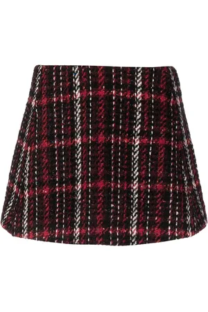 Marni Kort nederdel i tweed med A-snit