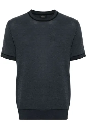 BRIONI T-shirt med stribet detalje