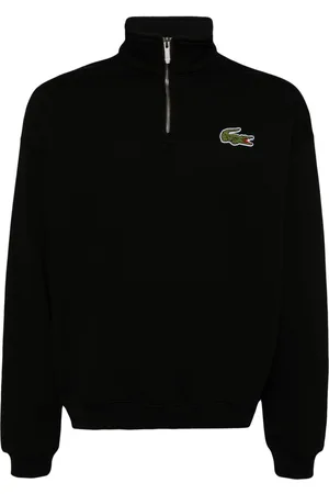 Lacoste Sweatshirt med kort lynlås