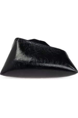 The Attico 8.30pm clutch i læder med logotryk