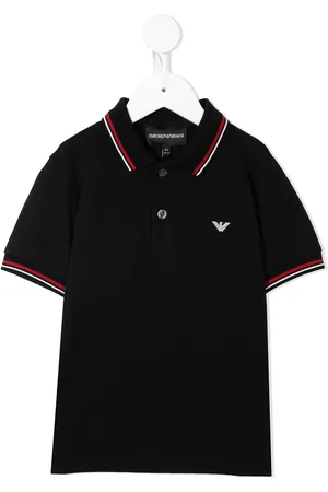 Emporio Armani Polo med stribet kant