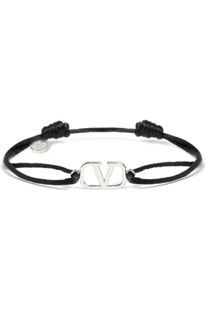 VALENTINO GARAVANI Armbånd med dobbelt rem og V-logo