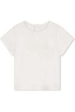 Chloé T-shirt med broderet logo