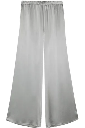ANTONELLI Palazzo-bukser med satin-finish