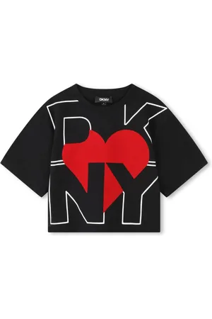 DKNY T-shirt med logotryk