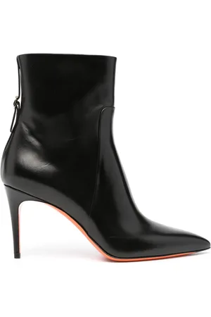 santoni 90mm ankelstøvler i læder