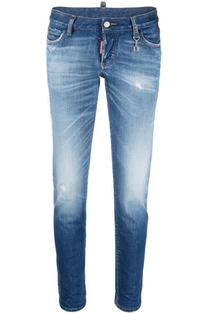 Dsquared2 Jeans med smal pasform og falmet effekt