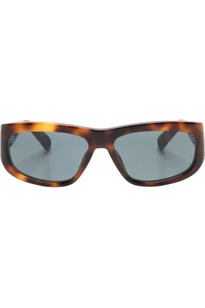 Jacquemus Rektangulære Les lunettes Pilota solbriller