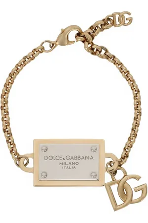Dolce & Gabbana Armbånd med logobogstaver og kædeled