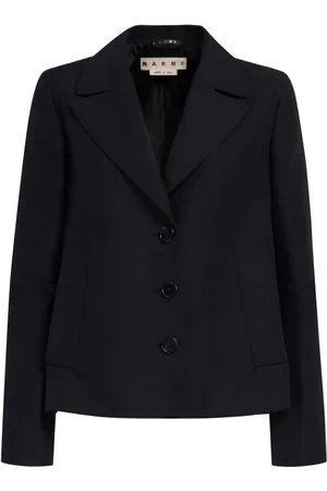 Marni Cropped enkeltradet blazer