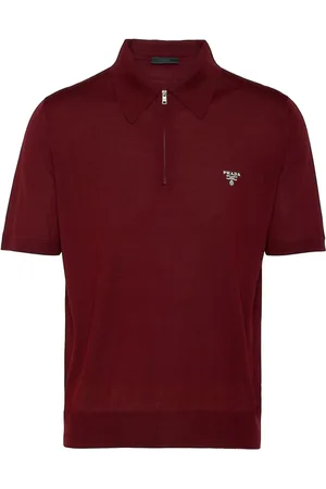 Prada Poloskjorte med jacquard-logo