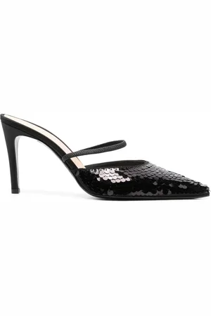 ROBERTO FESTA Spidse mules med pailletter
