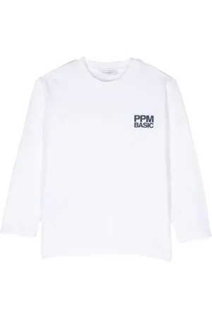 Paolo Pecora T-shirt med logo-applikation