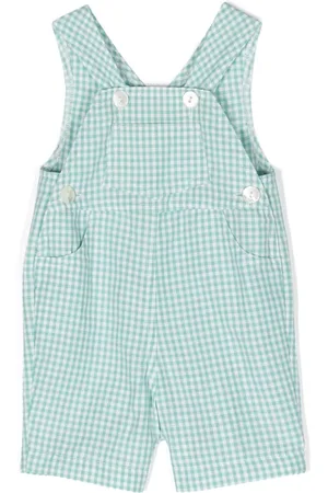 SIOLA Gingham-ternet overalls i poplin