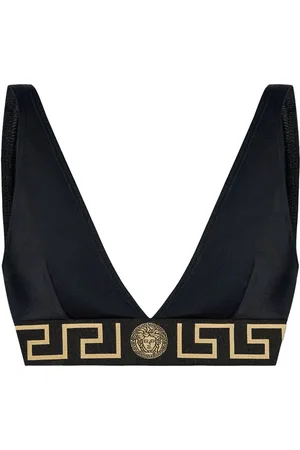 VERSACE Bikinitop med logobånd