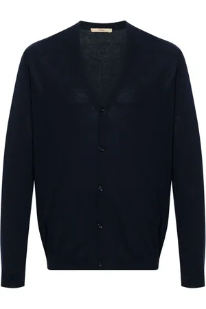 Nuur Finstrikket cardigan med V-hals