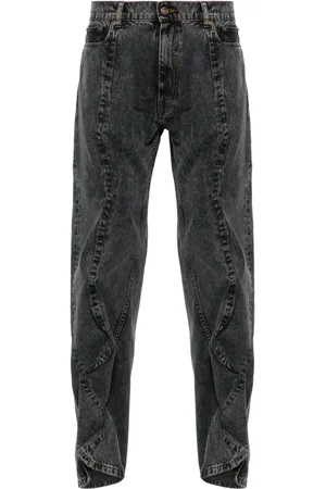 Y / PROJECT Evergreen Wire jeans med lige ben og mellemhøj talje