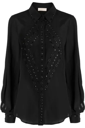 Elie saab Skjorte med pariserring-udsmykning