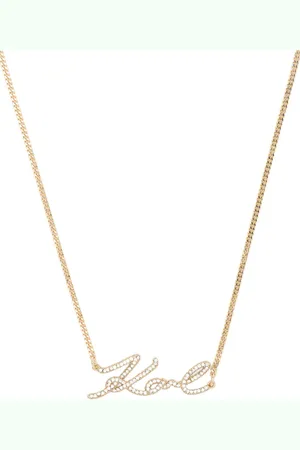 Karl Lagerfeld K Signature halskæde