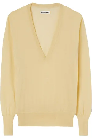 Jil Sander Kashmirtop med V-hals