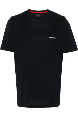 Kiton T-shirt med broderet logo