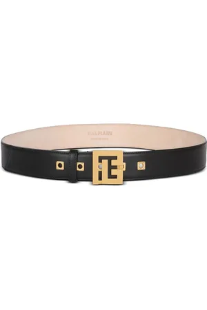 Balmain Læderbælte med logoplade