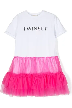 Twin-Set Tylkjole med logotryk