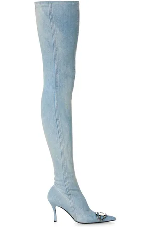 Diesel D-Venus knæhøje denimstøvler